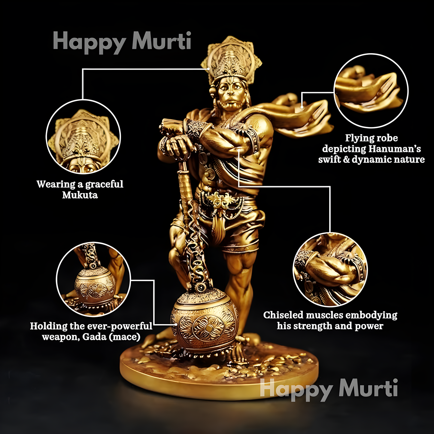 Bahubali Idol Standing Hanuman ji ππ»