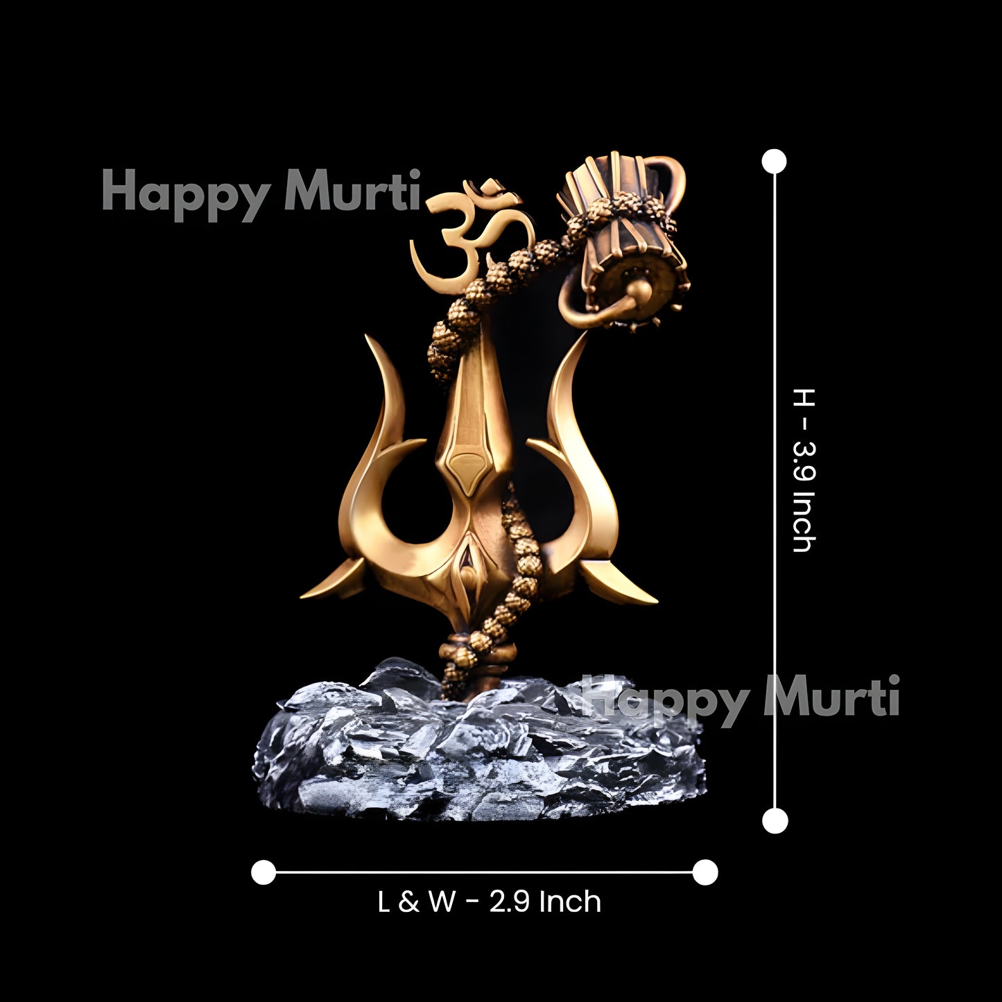 Lord Shiva Trishul With Damru 🔱