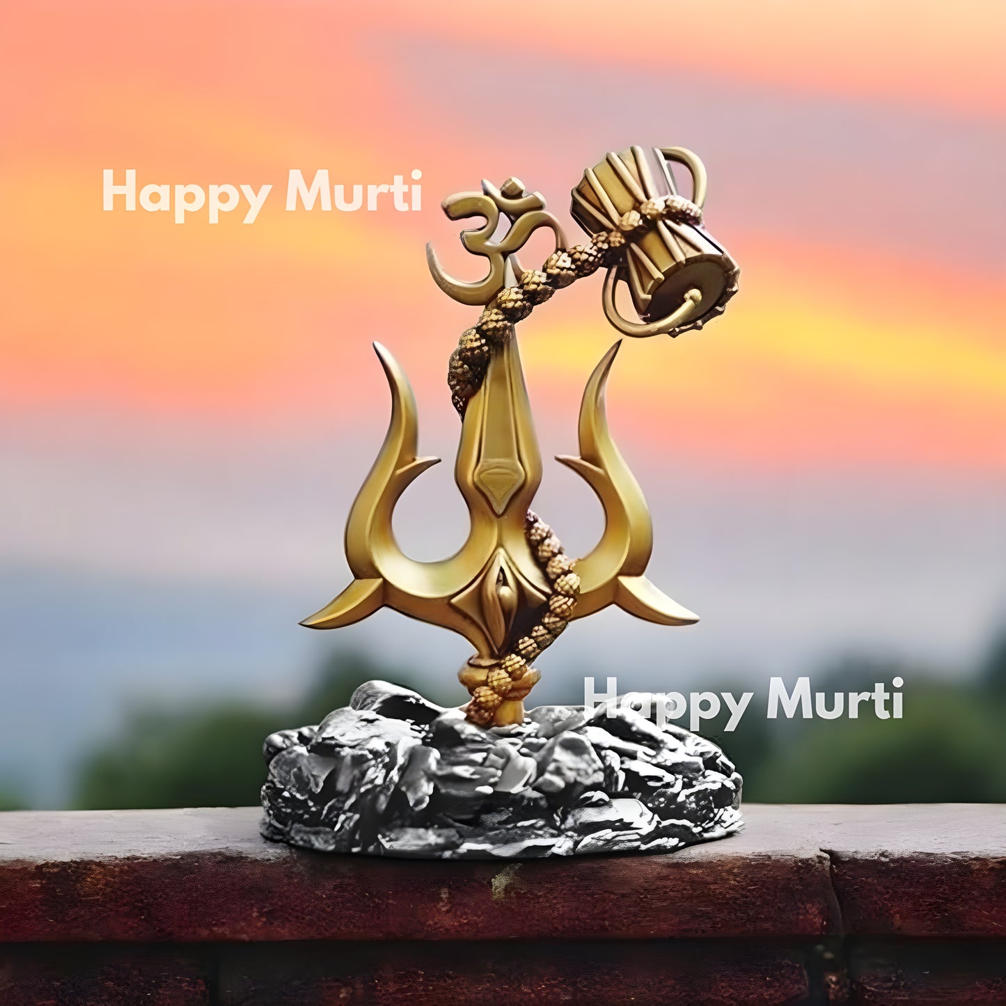 Lord Shiva Trishul With Damru 🔱